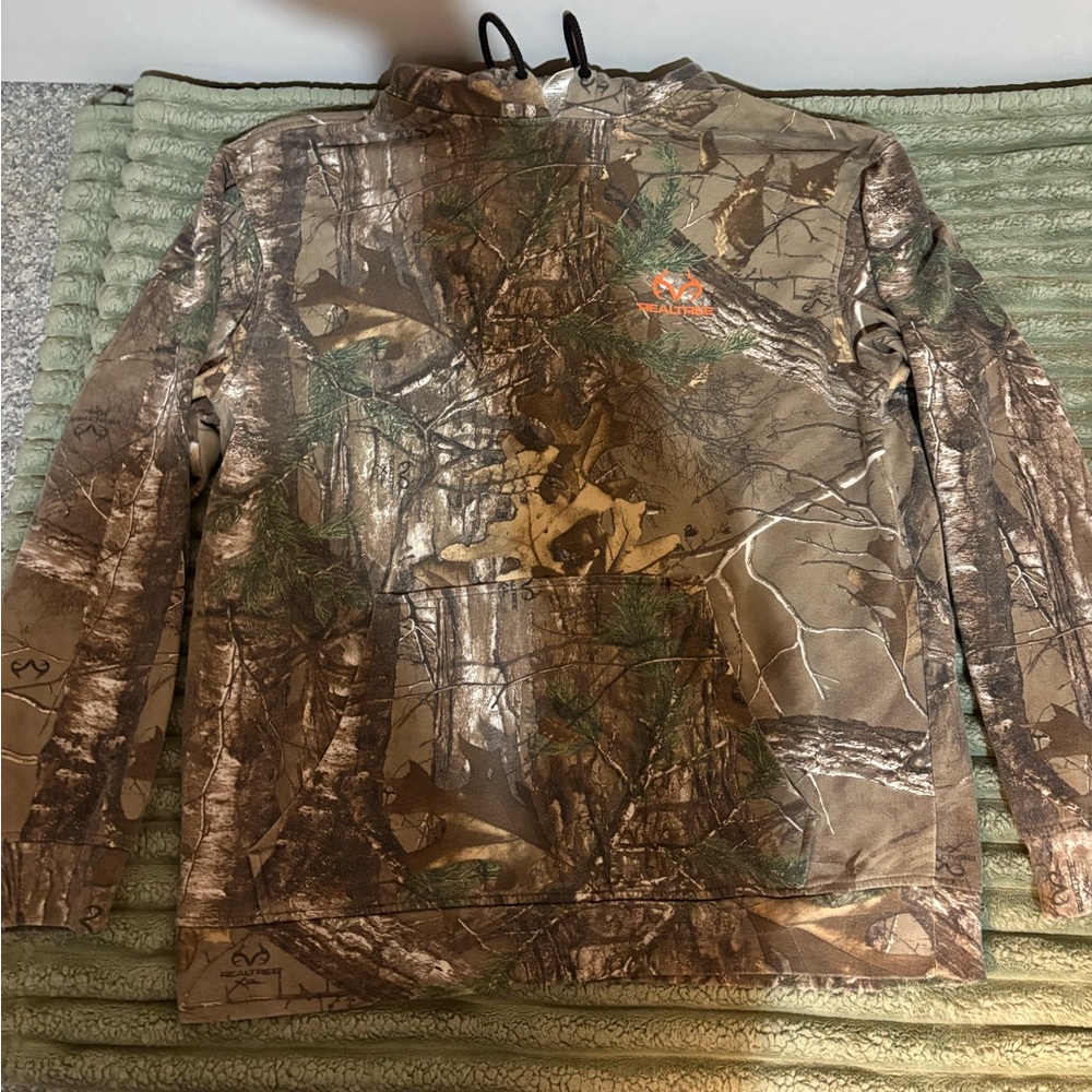 Realtree Camouflage Hoodie with Dark Accents